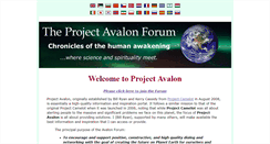 Desktop Screenshot of projectavalon.net